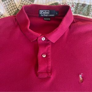 Polo Ralph Lauren Polo Shirt with multicolor flesh pony logo - Size Large